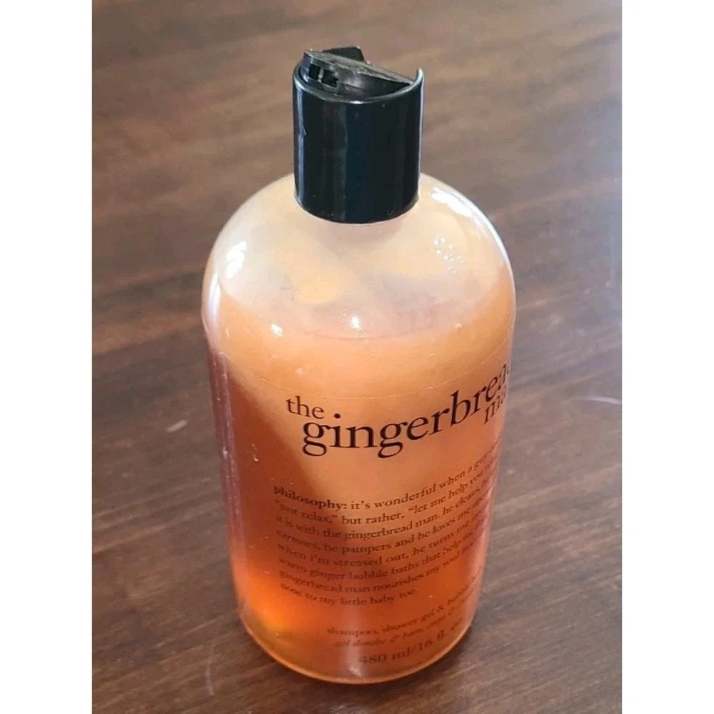 Philosophy The Gingerbread Man Shampoo, Shower Gel & Bath 16 oz Sealed New